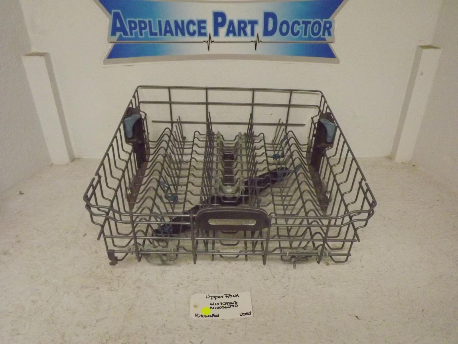 KitchenAid Dishwasher W10728863 W10056270 Upper Rack Used KitchenAid Dishwasher W10728863 W10056270 Upper Rack Used